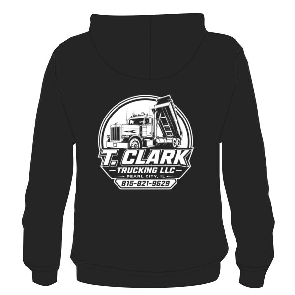 T. Clark Trucking 2026 - Toddler Core Fleece Pullover Hooded Sweatshirt Thumbnail