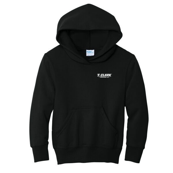 T. Clark Trucking 2026 - Youth Core Fleece Pullover Hooded Sweatshirt Thumbnail
